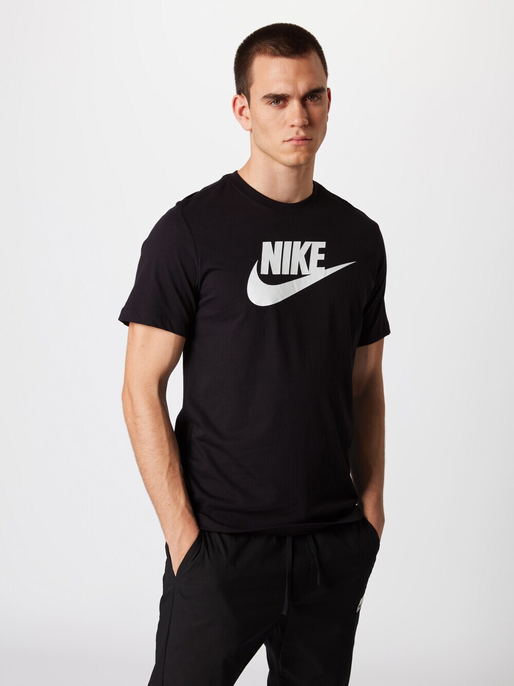 Футболка стандартного кроя Nike Sportswear Icon Futura, черный — фото 2