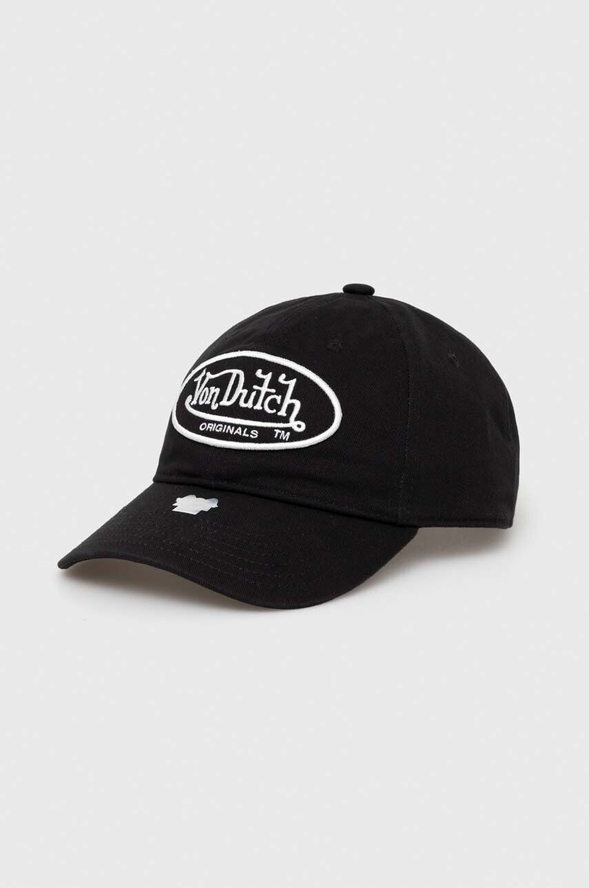 

Бейсболка Von Dutch из хлопка, черный