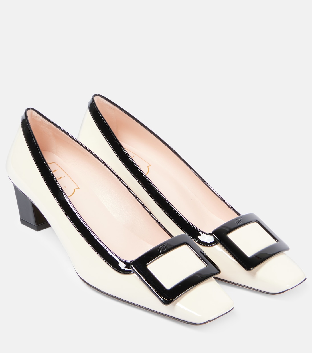 Лакированные туфли Belle Vivier Roger Vivier, Cire+Nero