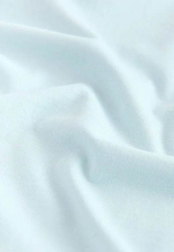 Базовая футболка с круглым вырезом и стандартным кроем. Next, Ice Blue — фото 2