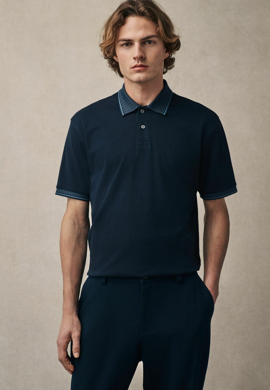 

Поло SMART Next, цвет Mottled Dark Blue
