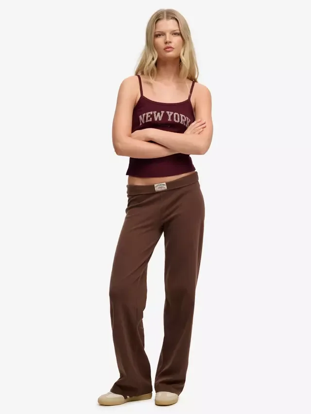 Спортивные брюки-джоггеры Athletic Essentials с откидной задней частью Superdry, Chestnut Brown