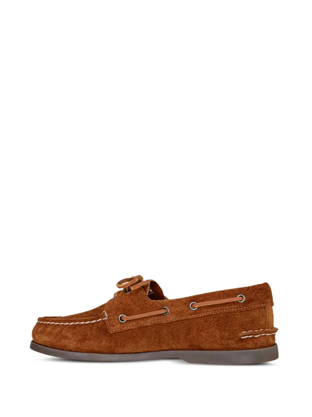 Замшевые лодочные туфли Sperry Top-Sider, коричневый — фото 3