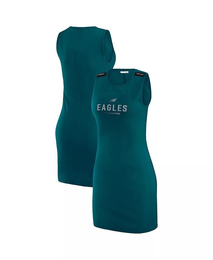 

X Gracie Hunt женское зеленое платье-майка Philadelphia Eagles в рубчик WEAR by Erin Andrews