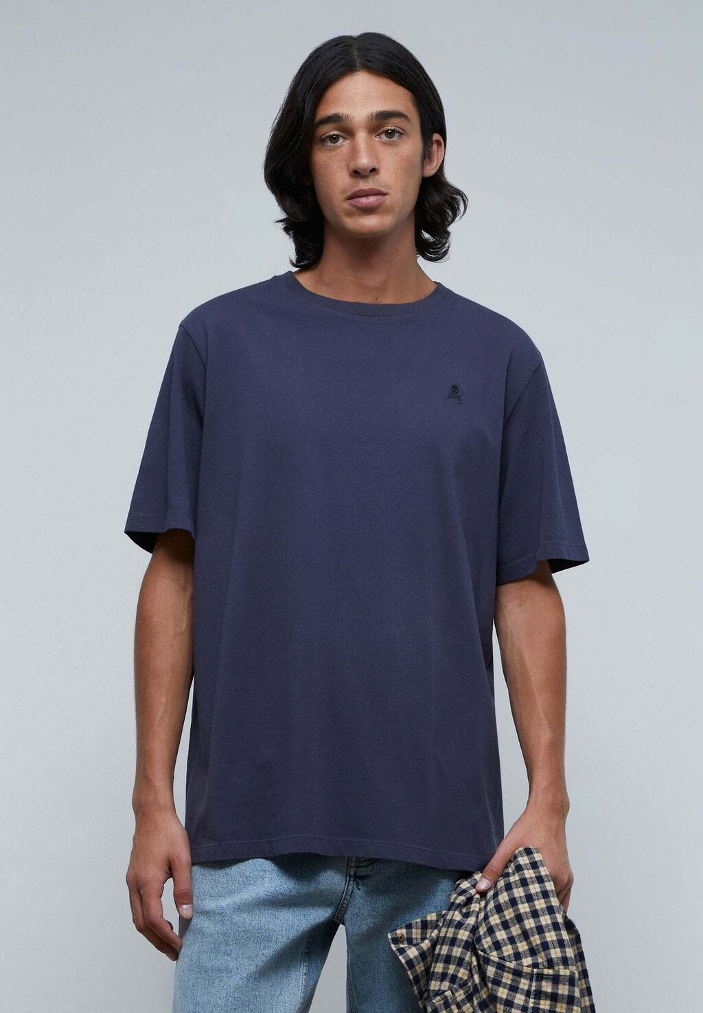 

Базовая футболка Nos Skull Tee Scalpers, цвет dark navy