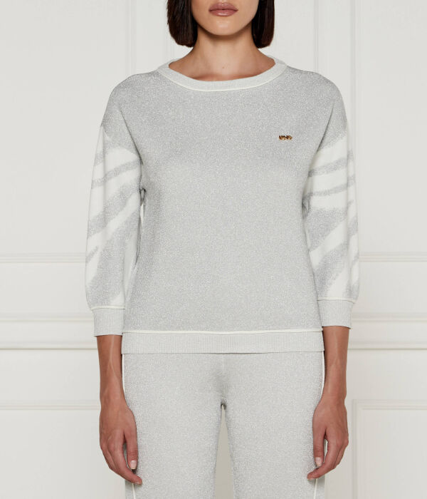 

Свитер Liu Jo Sport Regular Fit, серебряный