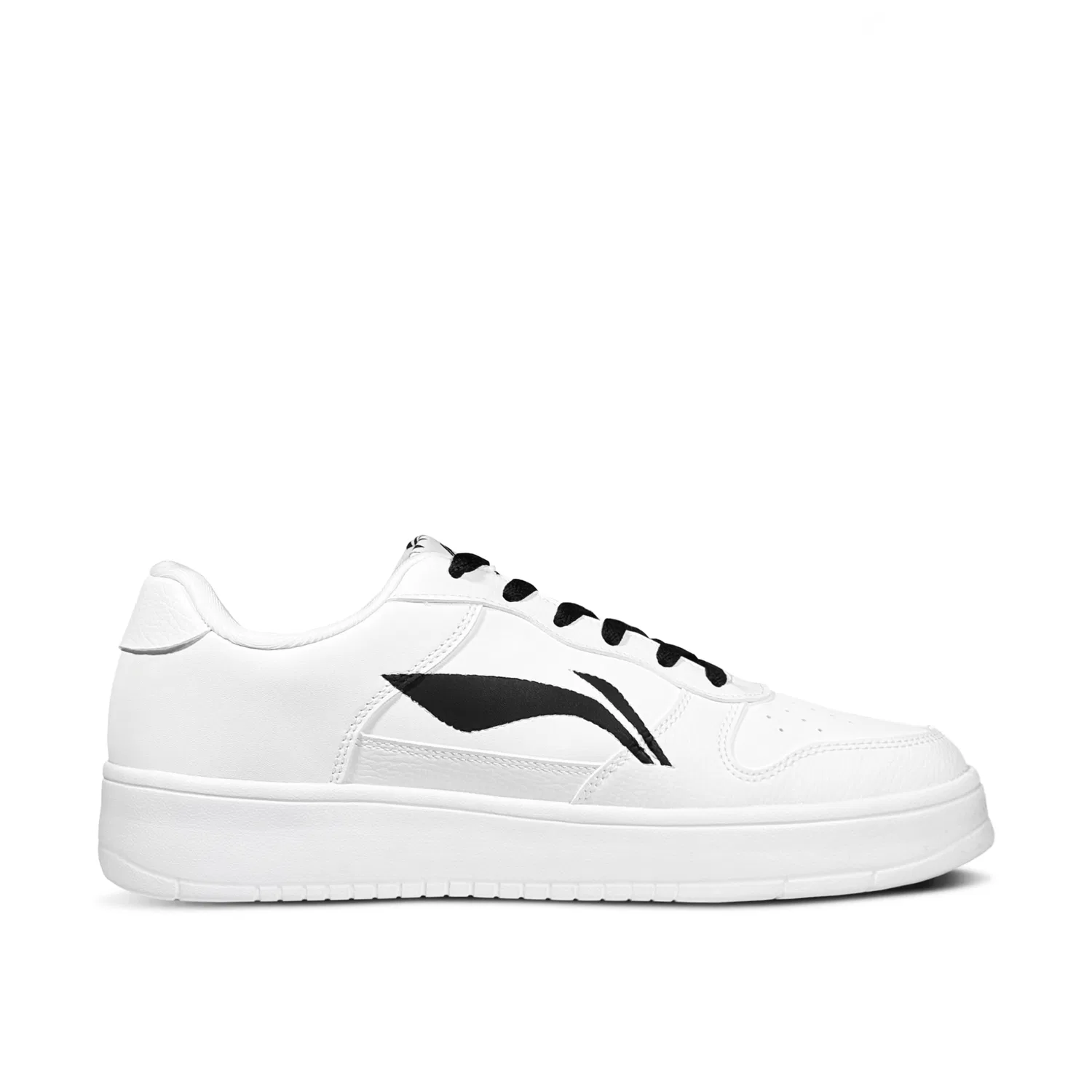 Кроссовки скейтбордические с принтом Li-Ning Black White — фото 3