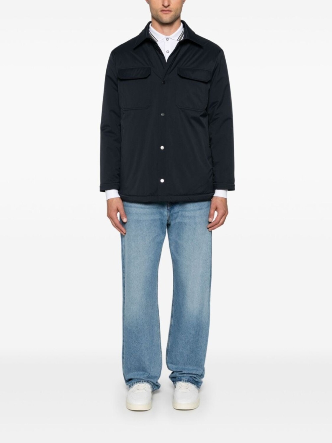 

Kiton стеганый пуховик, синий