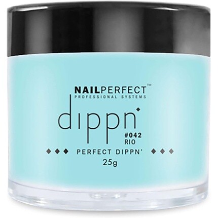 

Nail Perfect Dippn #042 Рио 25г, Синий, Nail Perfect Dippn #042 Рио 25г
