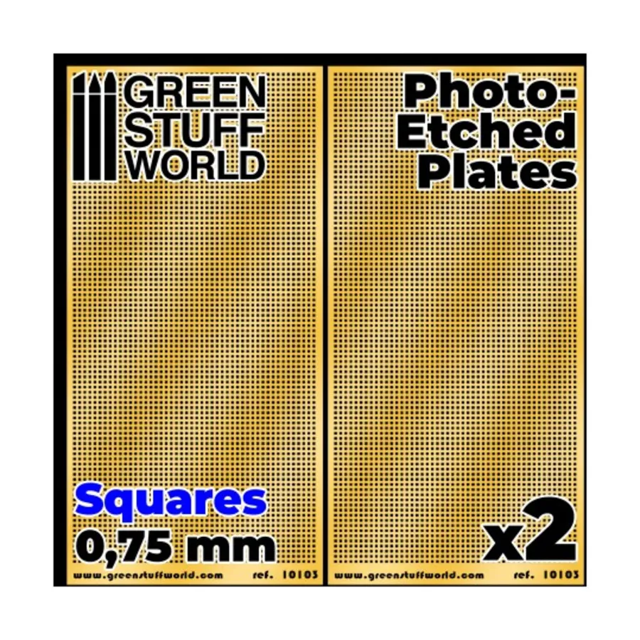 

Квадраты - 0,75мм, Other Scenery - Photo-Etched Plates & Formable Metals