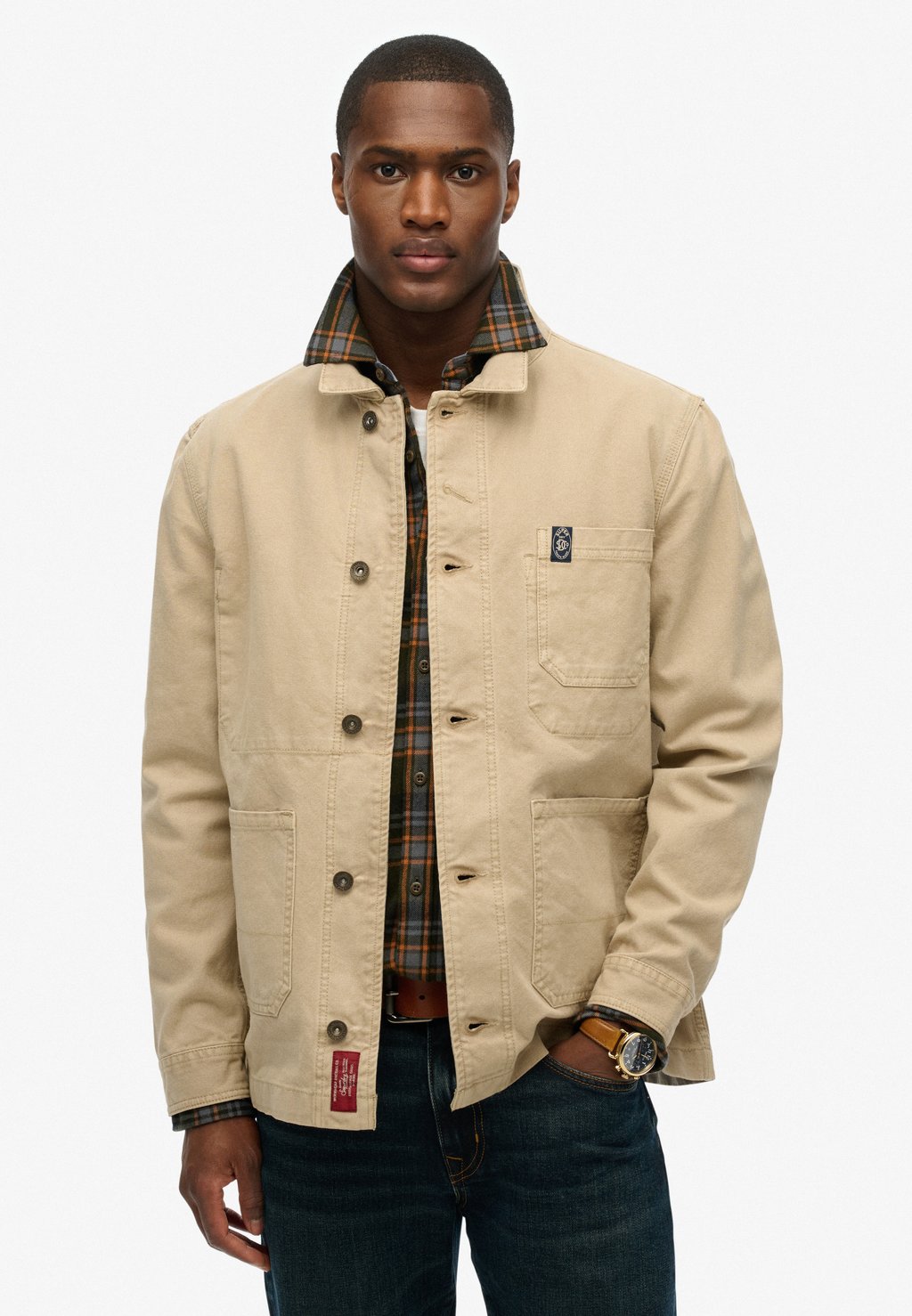 

Летняя куртка Superdry, коричневый