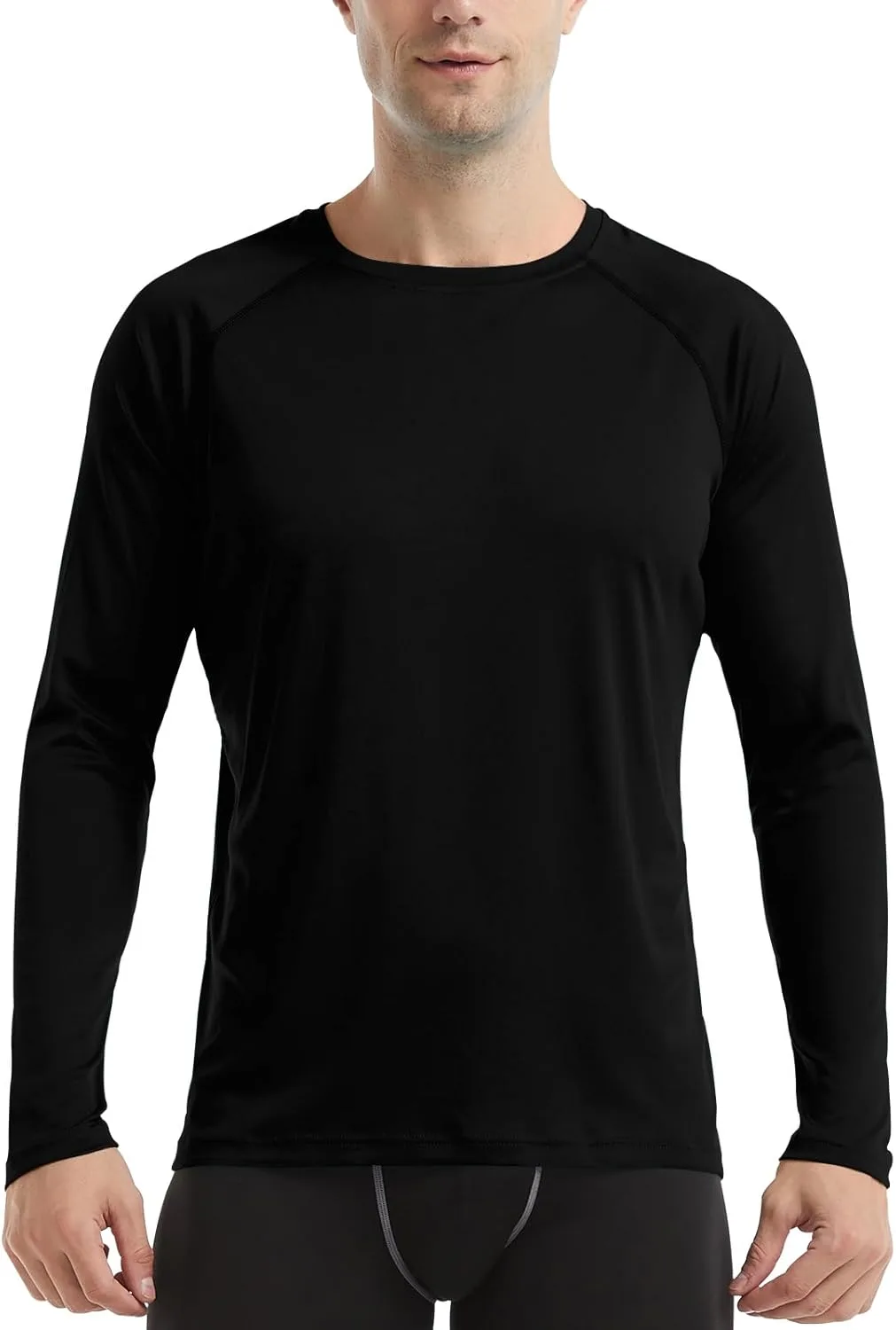 

Мужская футболка с длинным рукавом HISKYWIN, легкая, с защитой UPF 50+