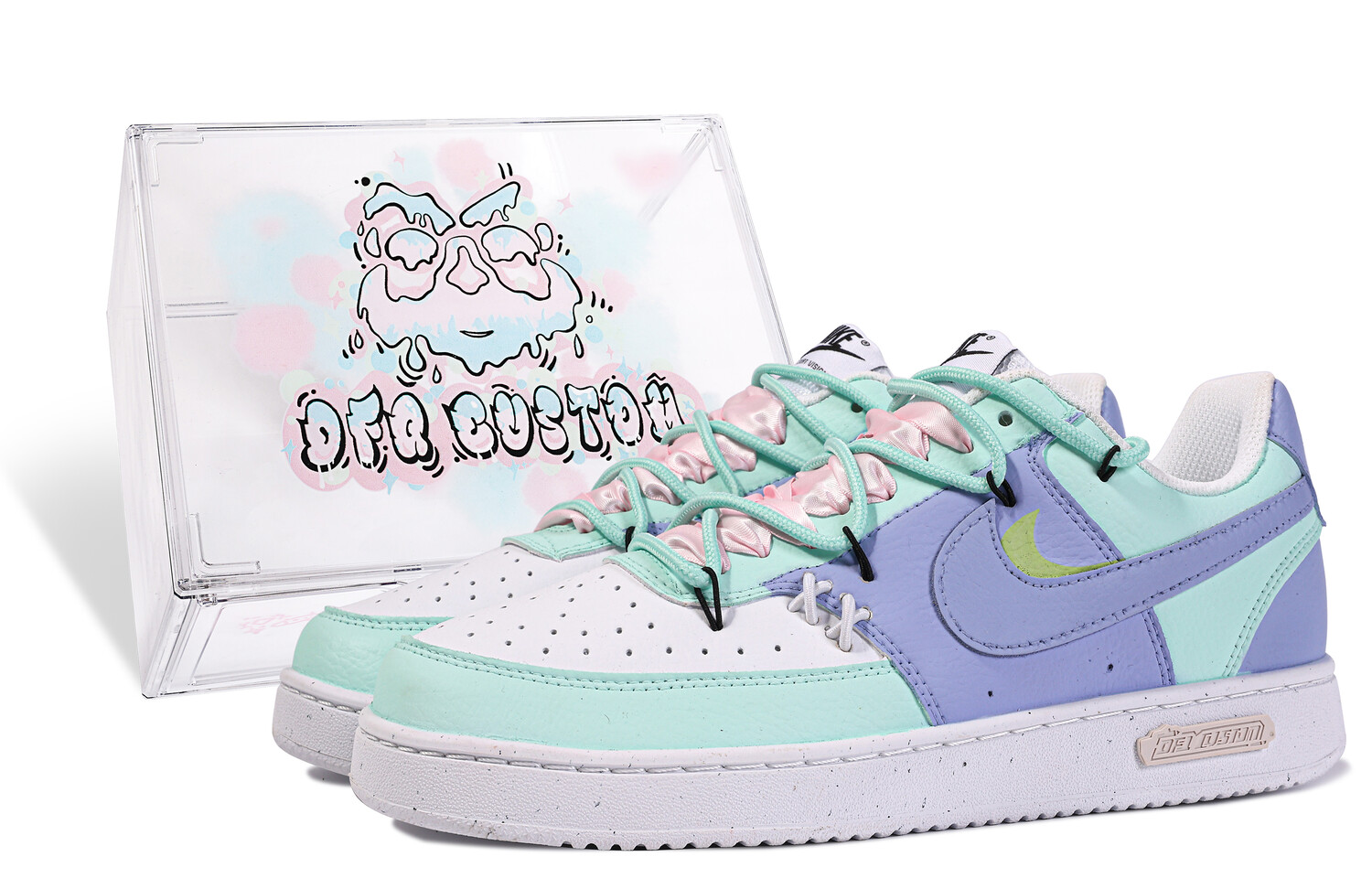 

Кроссовки Nike Court Vision 1, голубой/синий