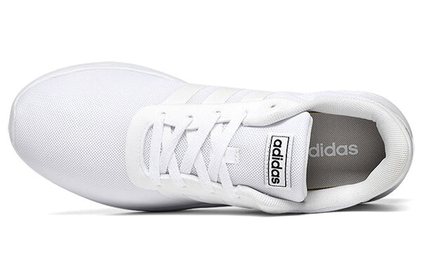 Кроссовки lite racer 20 удобные дышащие низкие спортивные Adidas, белый — фото 4