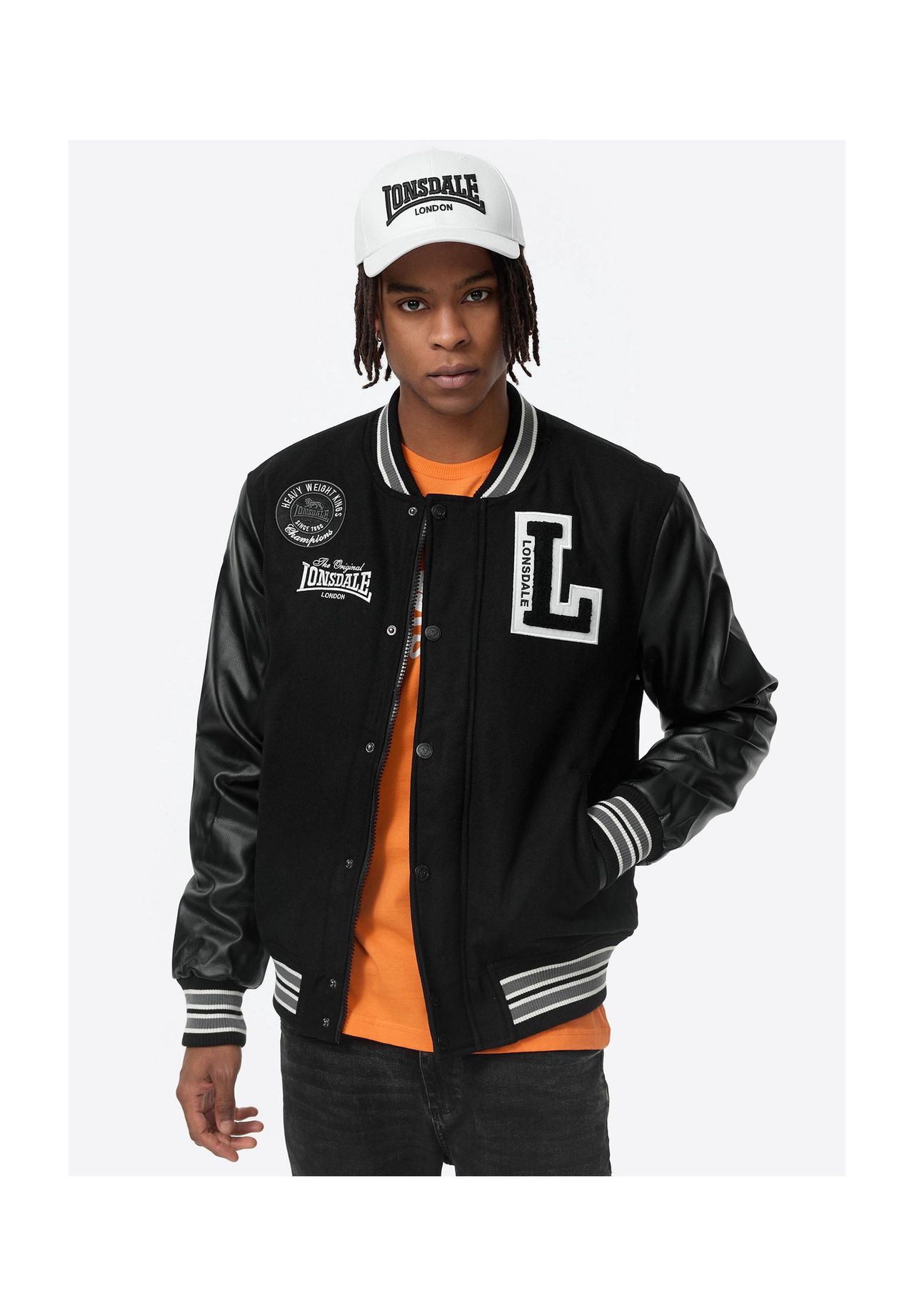 

Мужская куртка колледжа OXFORD ALL SEASON LONSDALE, черный