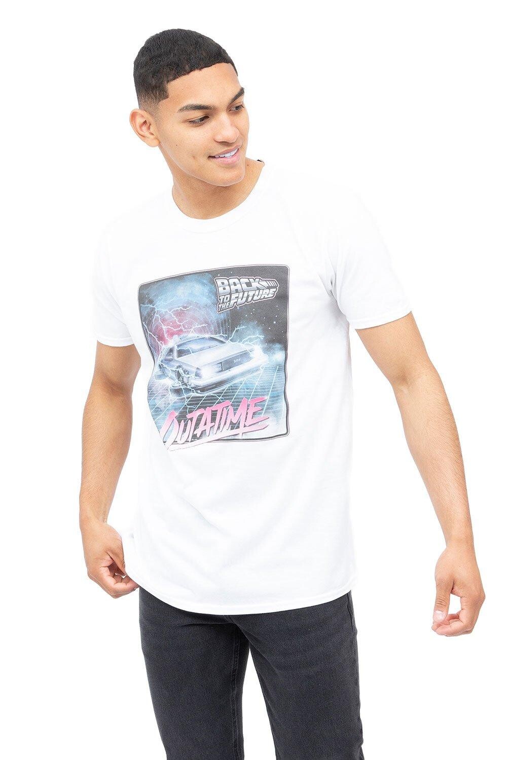 

Хлопковая футболка Outatime Back To The Future, белый