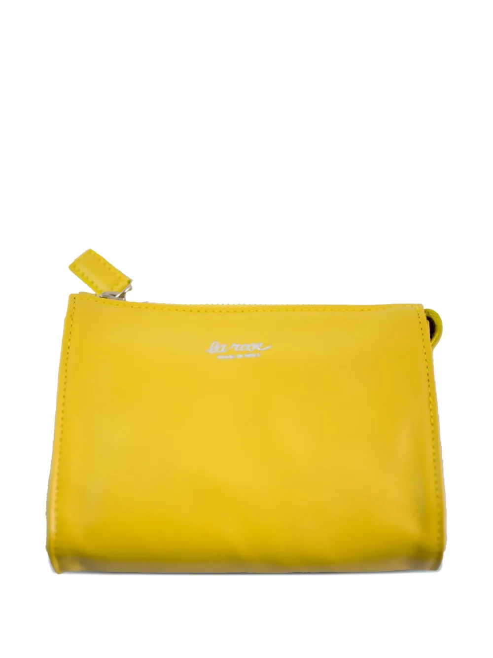 

Минималистичная кожаная косметичка La-Rose, желтый