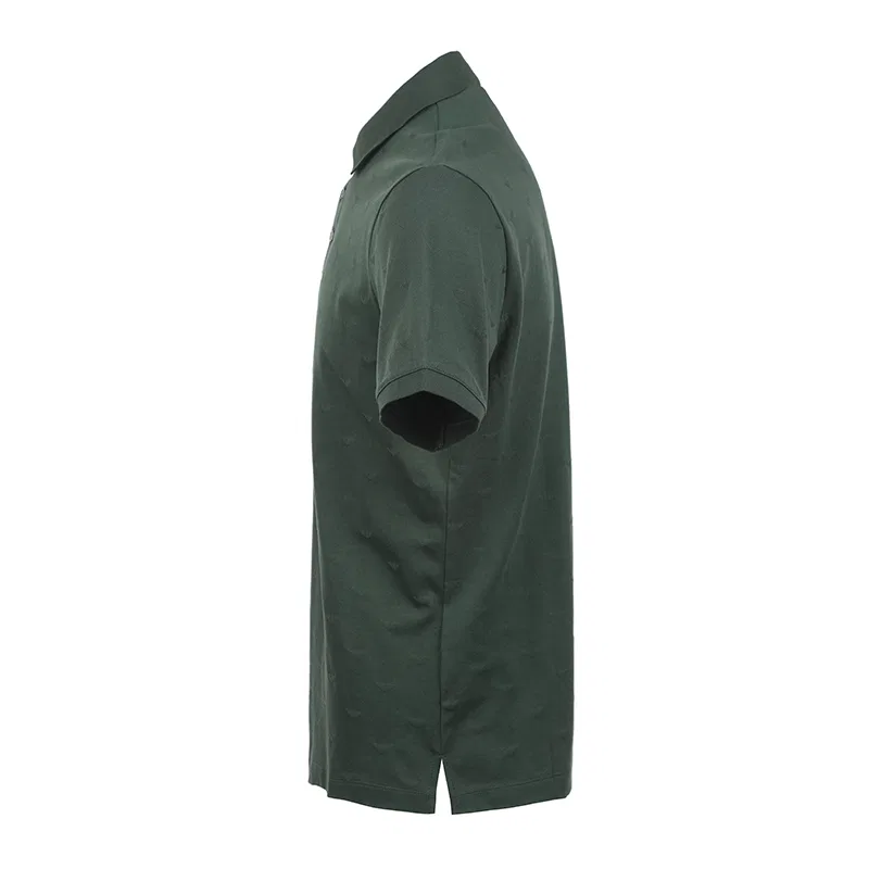 Поло мужское с коротким рукавом из 100% хлопка SS26 Dark Green EMPORIO ARMANI — фото 4
