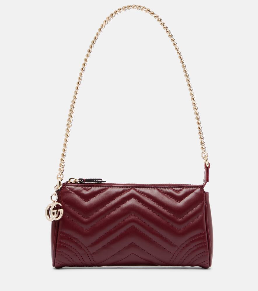 

Сумка GG Marmont 2.0 Mini через плечо из кожи Gucci, Ros.Anc./Ros.An/Ros.A