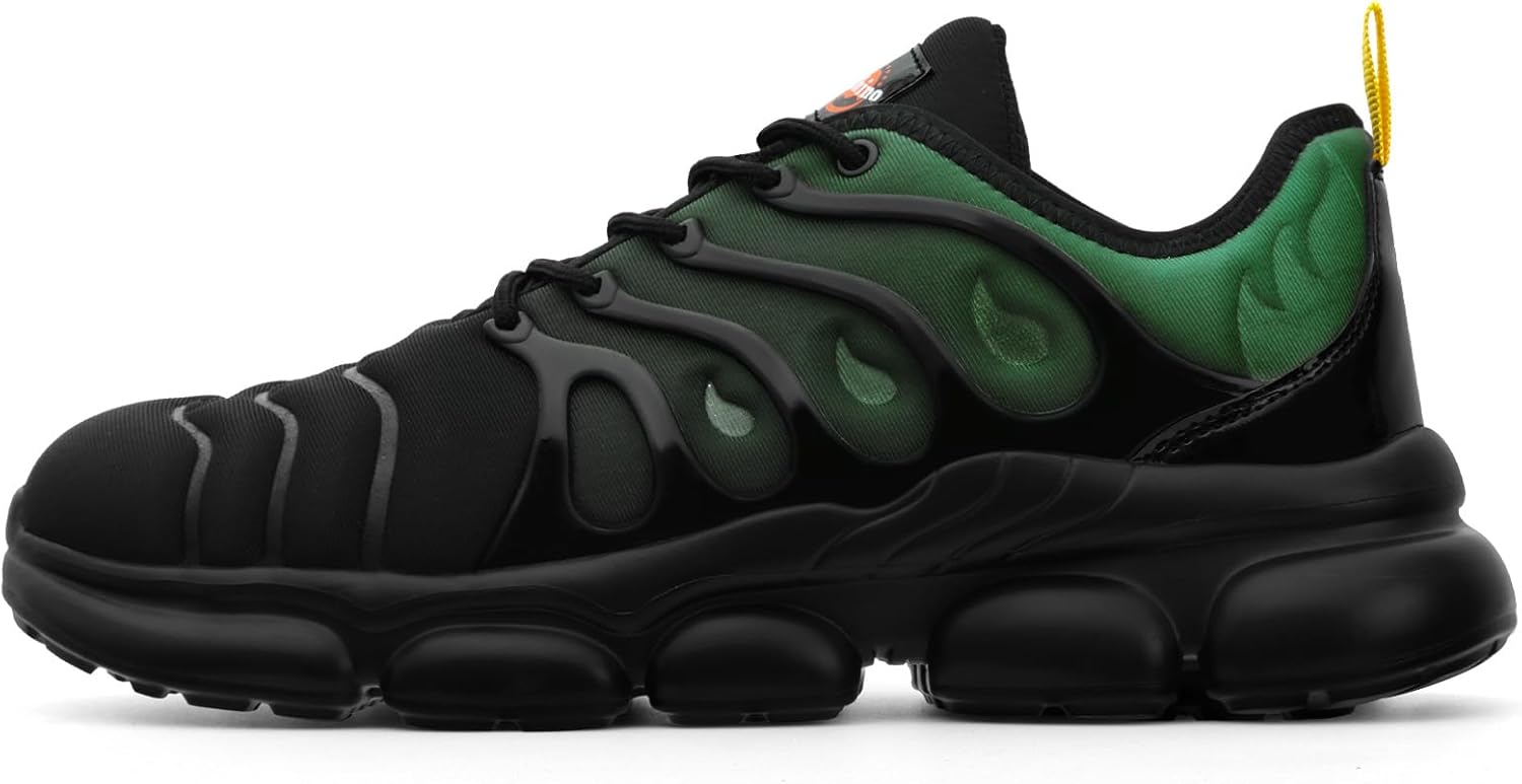 

Рабочие кроссовки со стальным носком для мужчин и женщин, удобные и легкие, с композитным защитным носком, противоскользящая, неразрушимая рабочая обувь для строителей Drrhino, зеленый