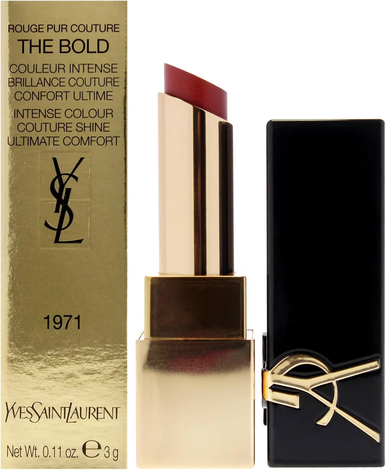 Помада Yves Saint Laurent Rouge Pure Couture The Bold №1971 Rouge Provocation 3 г