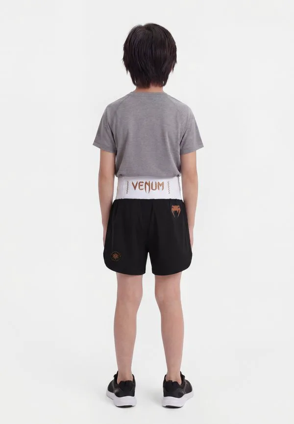 Классические спортивные шорты для бокса унисекс Venum, Black/Gold-Coloured — фото 2
