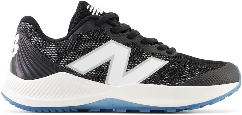 Детские кроссовки New Balance FuelCell V7 Youth Turf-Trainer унисекс, белый/черный — фото 2