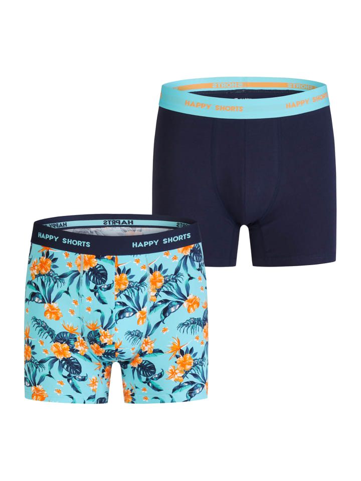

Боксерские трусы Happy Shorts, цвет flower print - navy