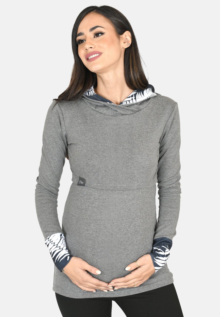 

Худи Mija Culture Hoodie, Dark Melange/Mottled Light Grey