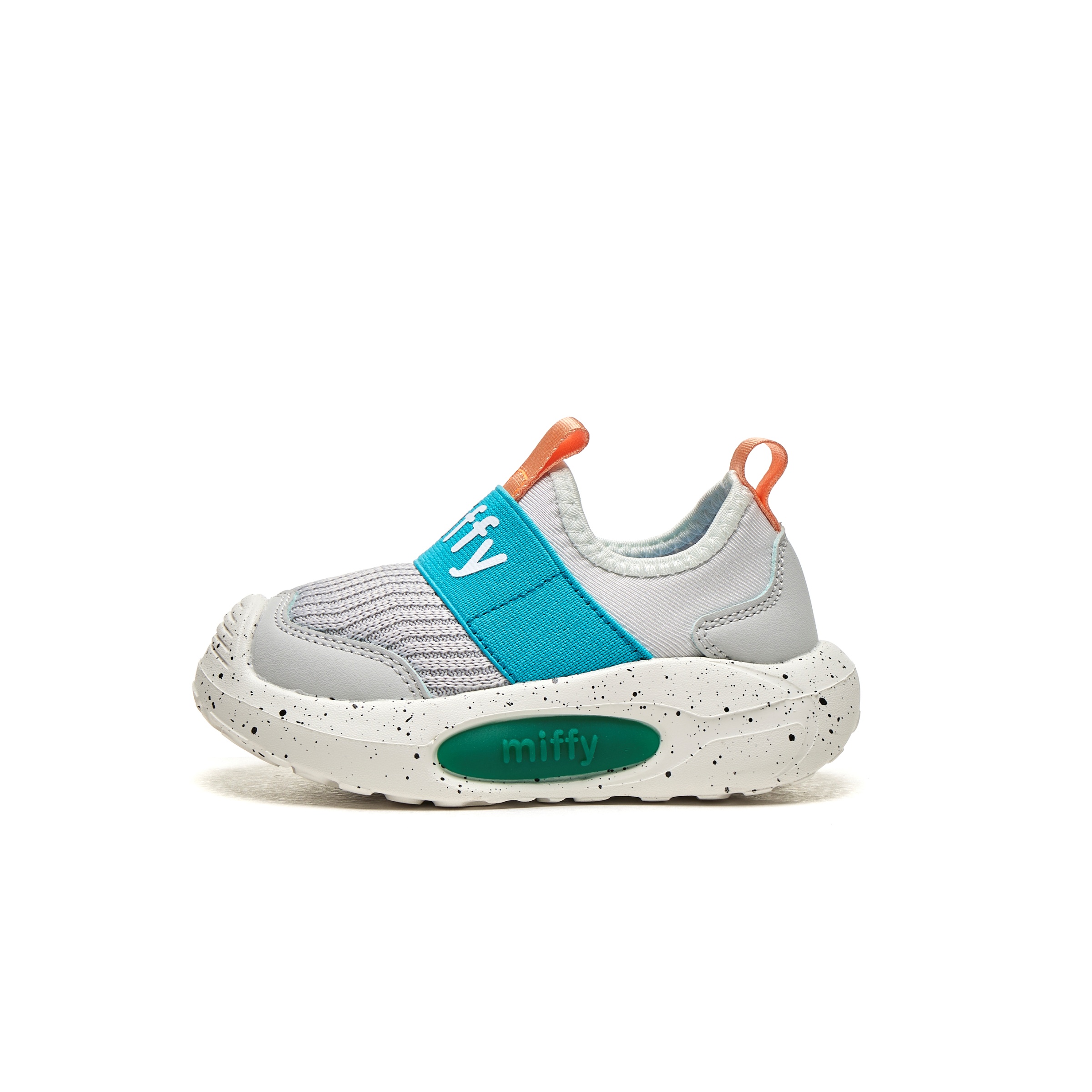 

Низкие детские кроссовки с защитой от ударов и истираний Miffy, бежевый/зеленый