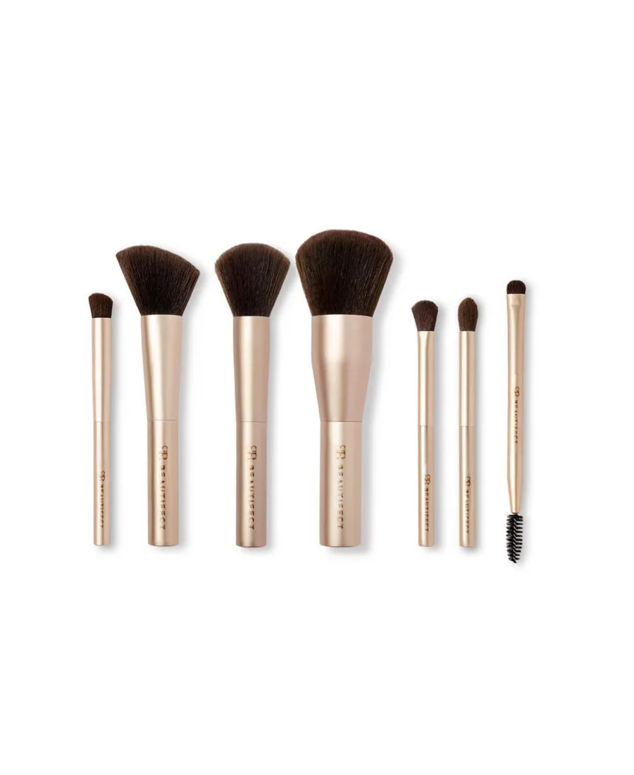 Профессиональная коллекция кистей Beautifect, золото finish