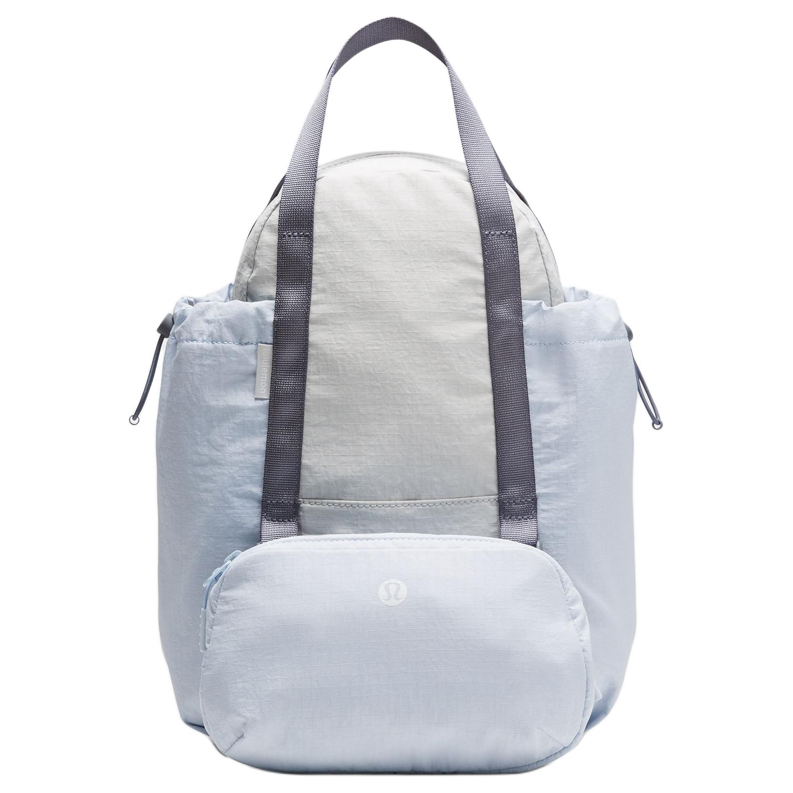 

Lululemon Нейлоновый рюкзак для женщин, Steam Gray & Pink Blue & Sun Gray