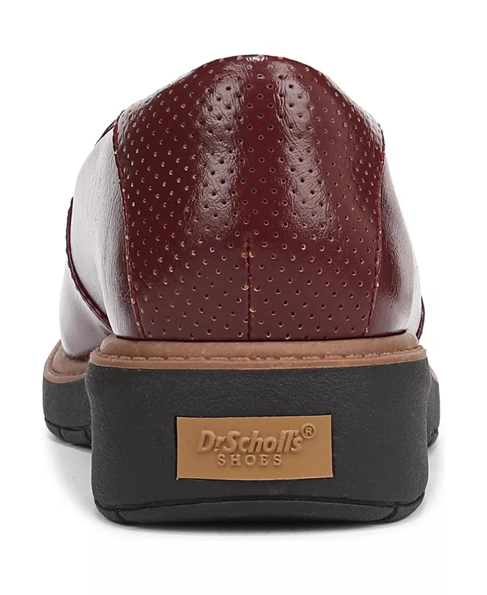 Женские лоферы Calm Down с круглым носком Dr. Scholl's, красный — фото 3
