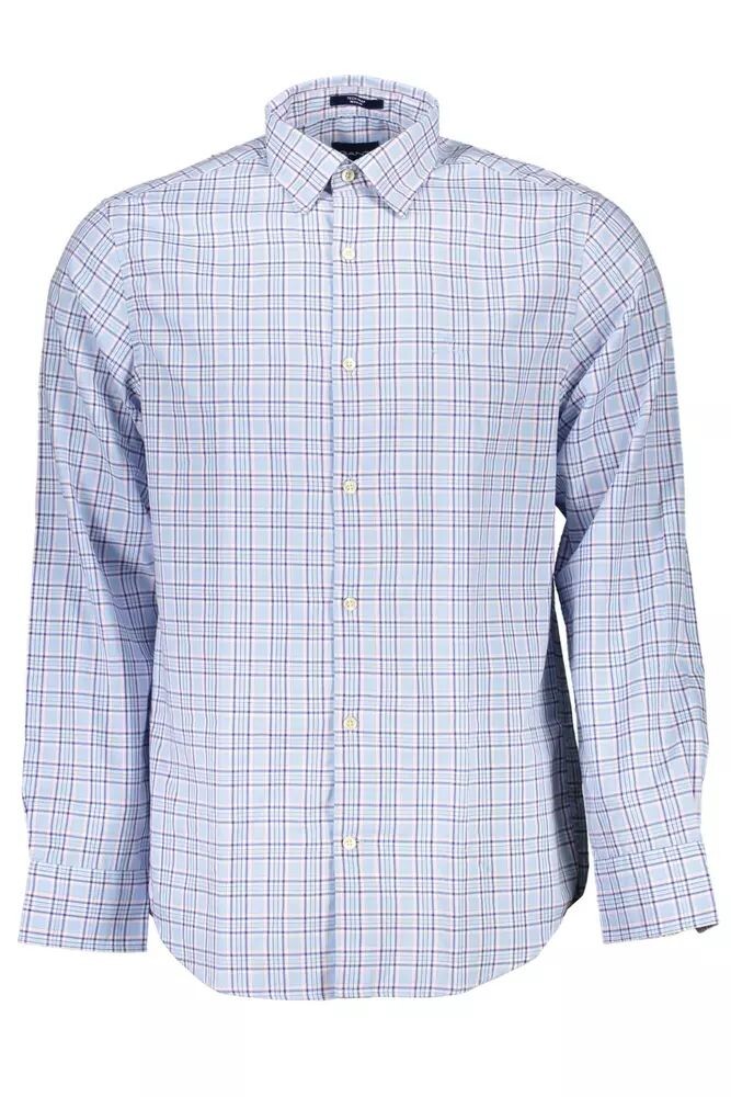 

Gant Элегантная мужская рубашка с длинным рукавом, цвет Light Blue