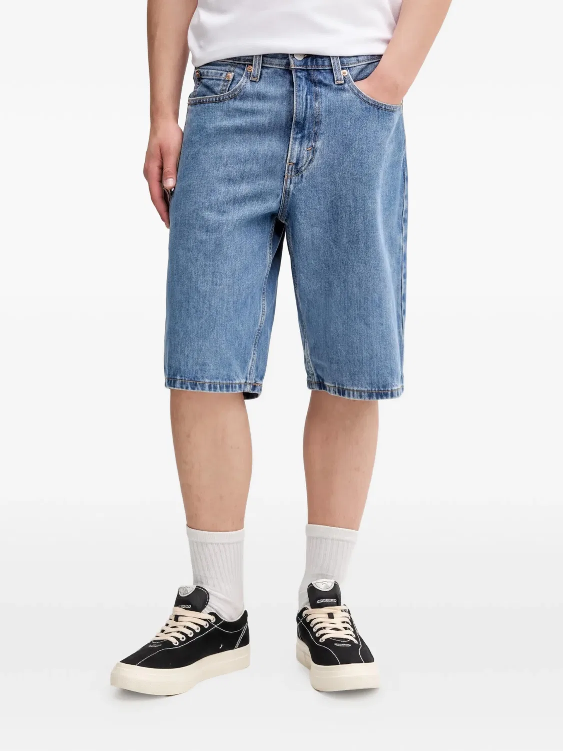 Джинсовые шорты, синие Levi's, синий