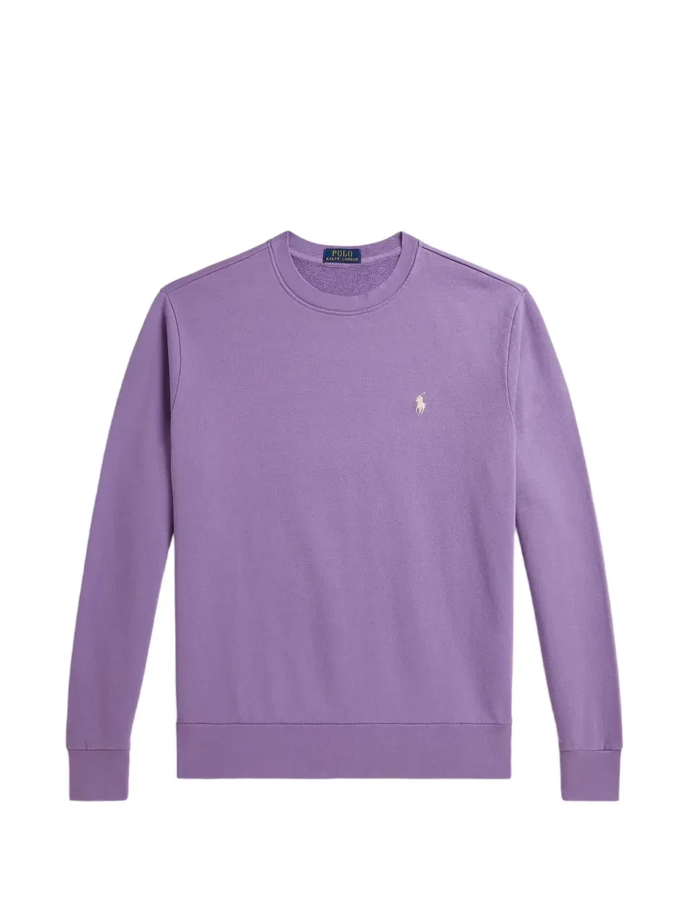 Хлопковый свитшот с начесом Polo Ralph Lauren, фиолетовый