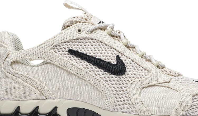 Кроссовки Nike Stussy x Air Zoom Spiridon Caged 2 'Fossil', загар — фото 3