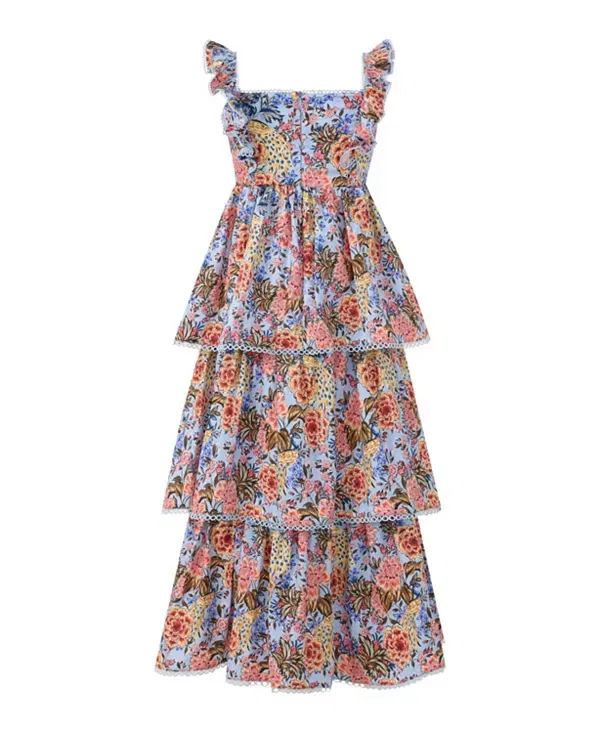 Детское платье для девочек с воланами Iliana Marlo Kids, Floral — фото 2