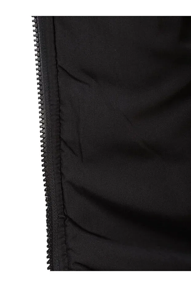 Детское пальто для девочек с принтом Future printed hooded jacket Civil Boys, Черное — фото 4