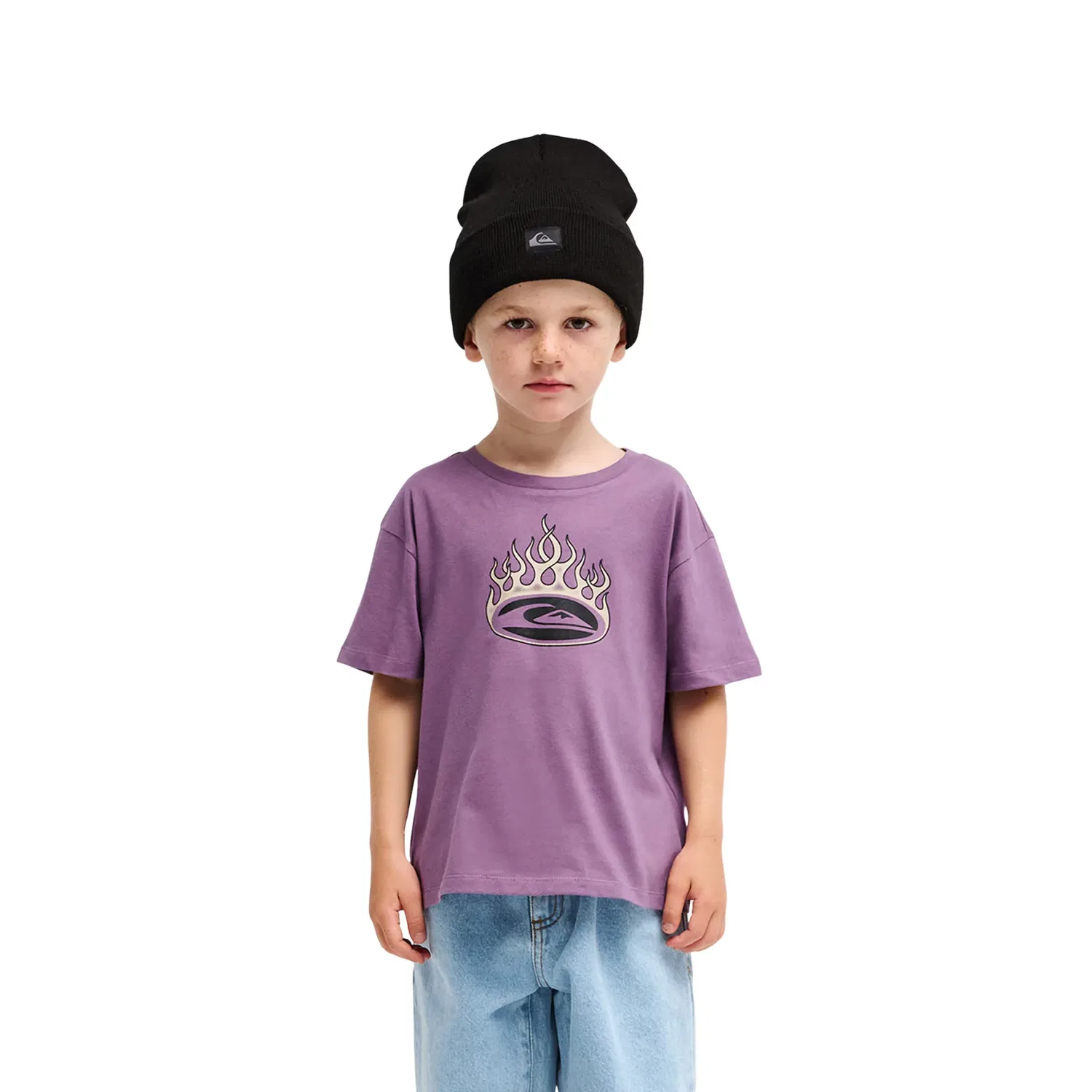 Детская футболка с принтом для мальчиков Quiksilver, Purple