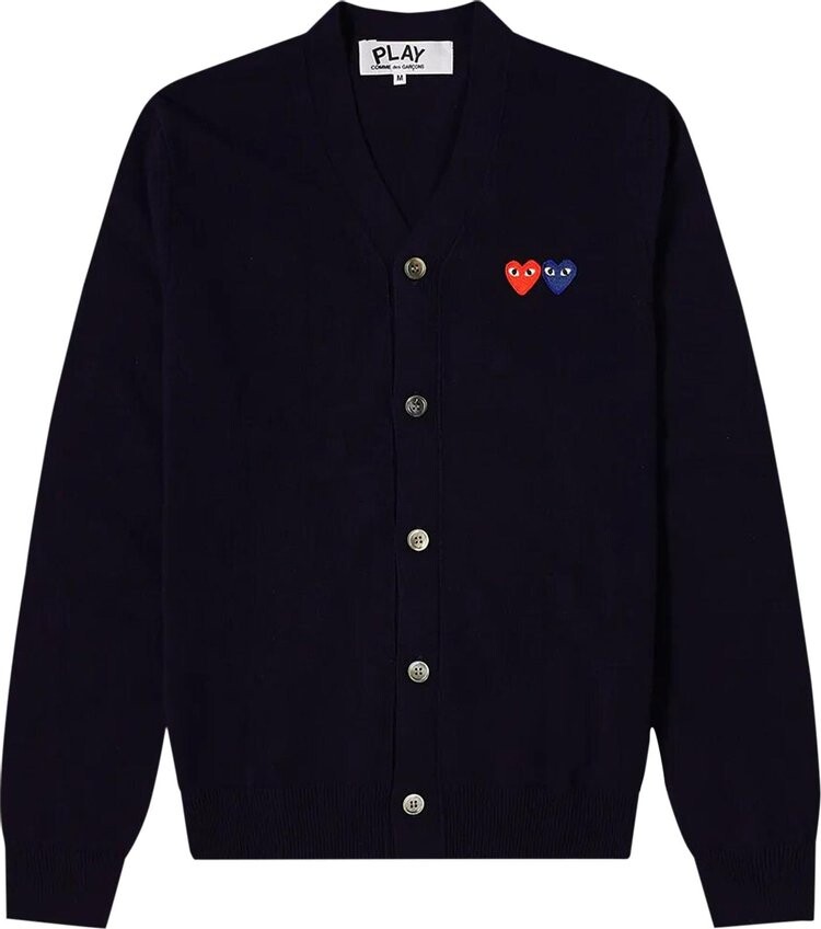 

Кардиган Comme des Garçons PLAY Cardigan With Red Heart 'Navy', синий