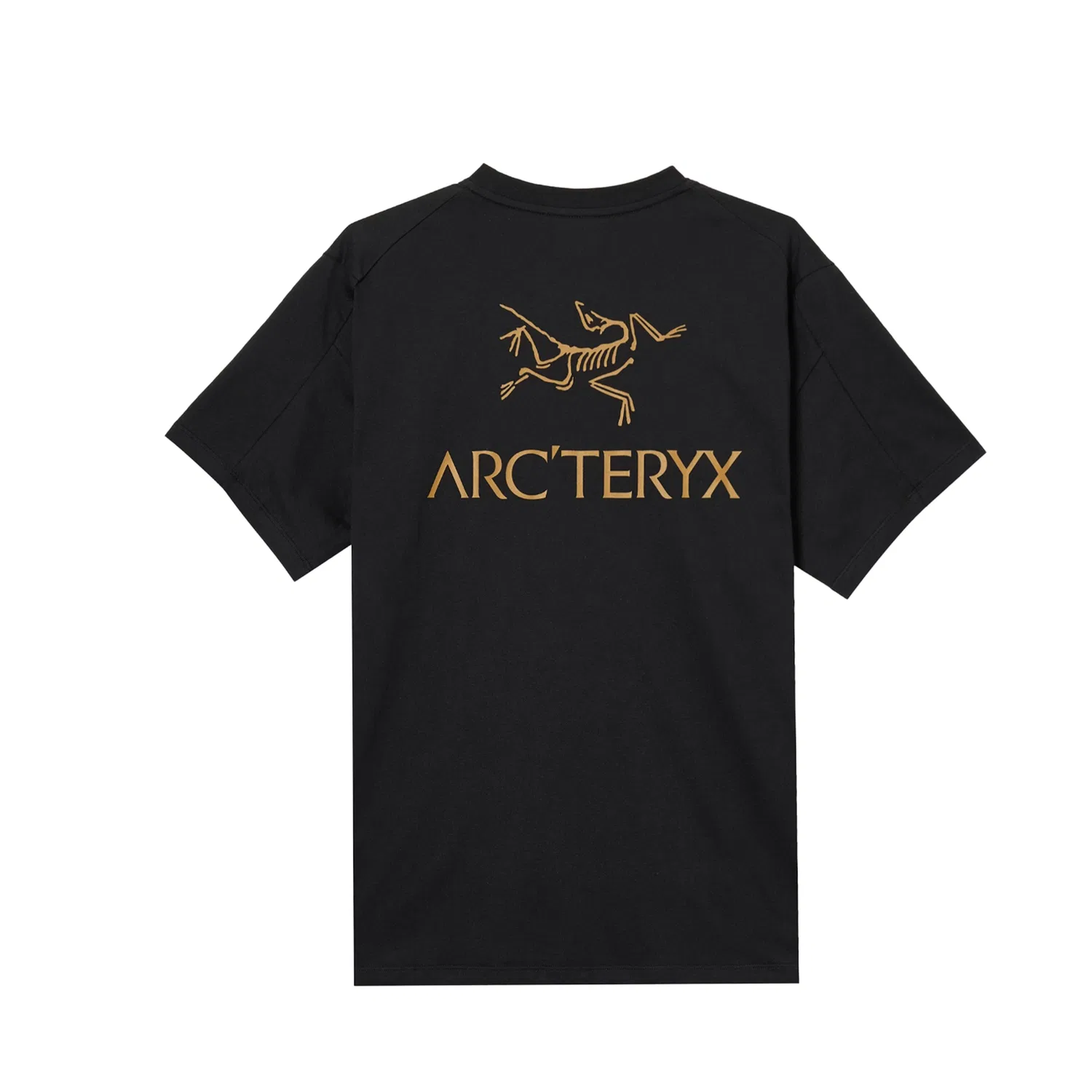 Футболка хлопковая с круглым вырезом, Arcteryx, Black/24K Black — фото 3