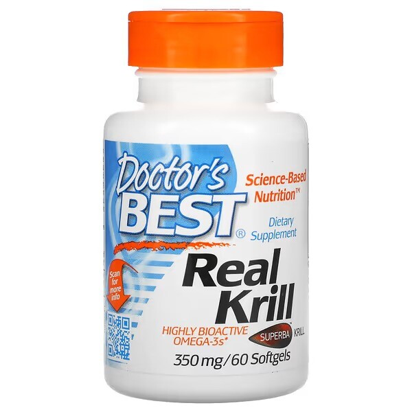 

Масло криля Doctor's Best, 350 мг 60 капсул
