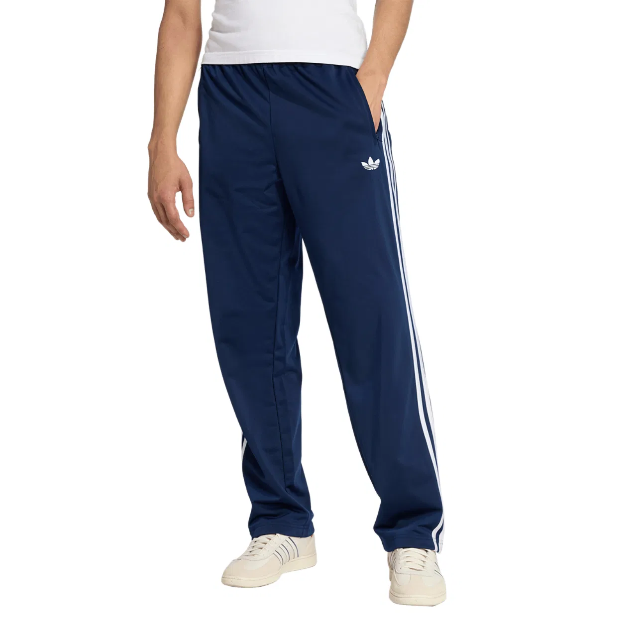 Мужские спортивные брюки Firebird Track Adidas, цвет Night Indigo/White