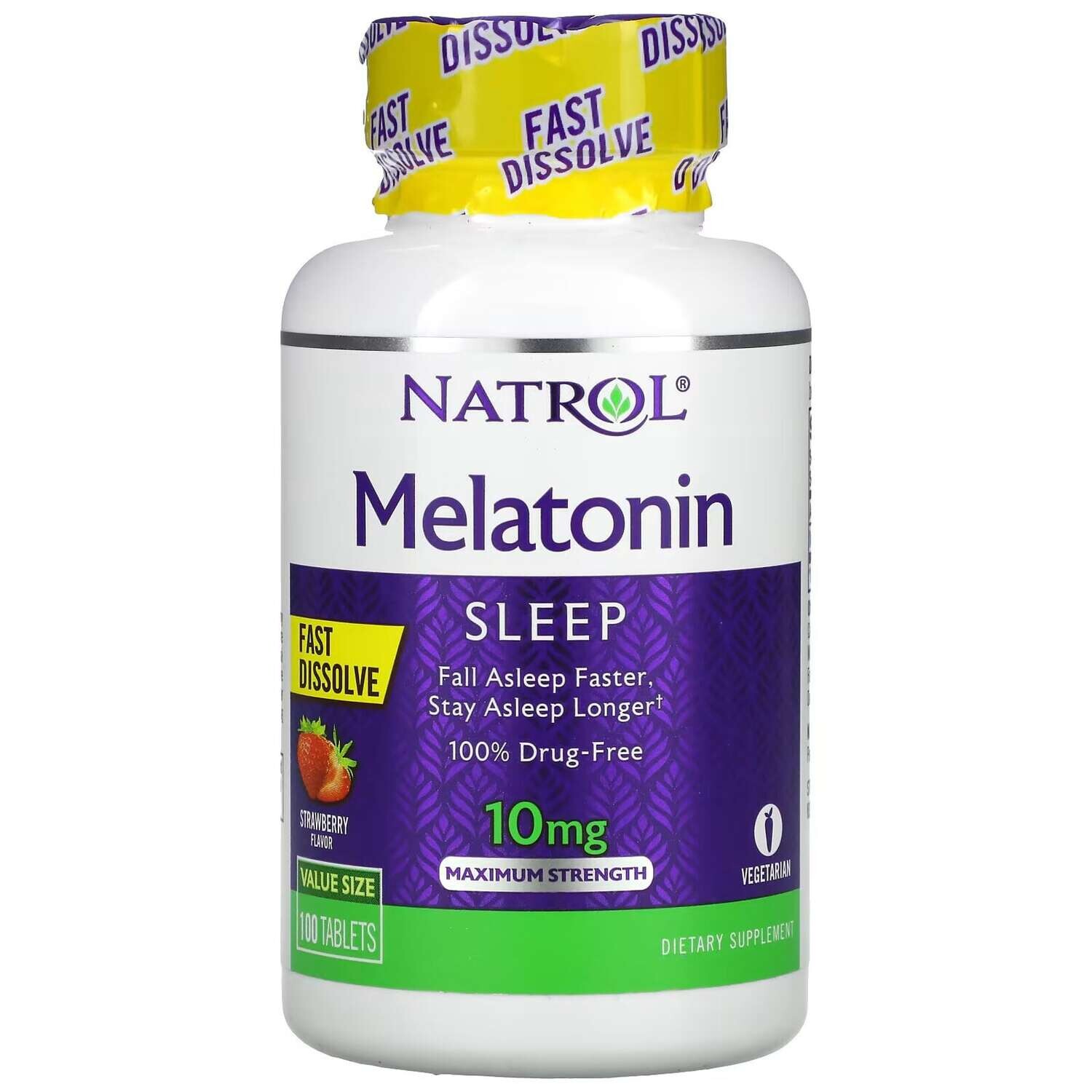 

Мелатонин Natrol 10 мг, 100 таблеток