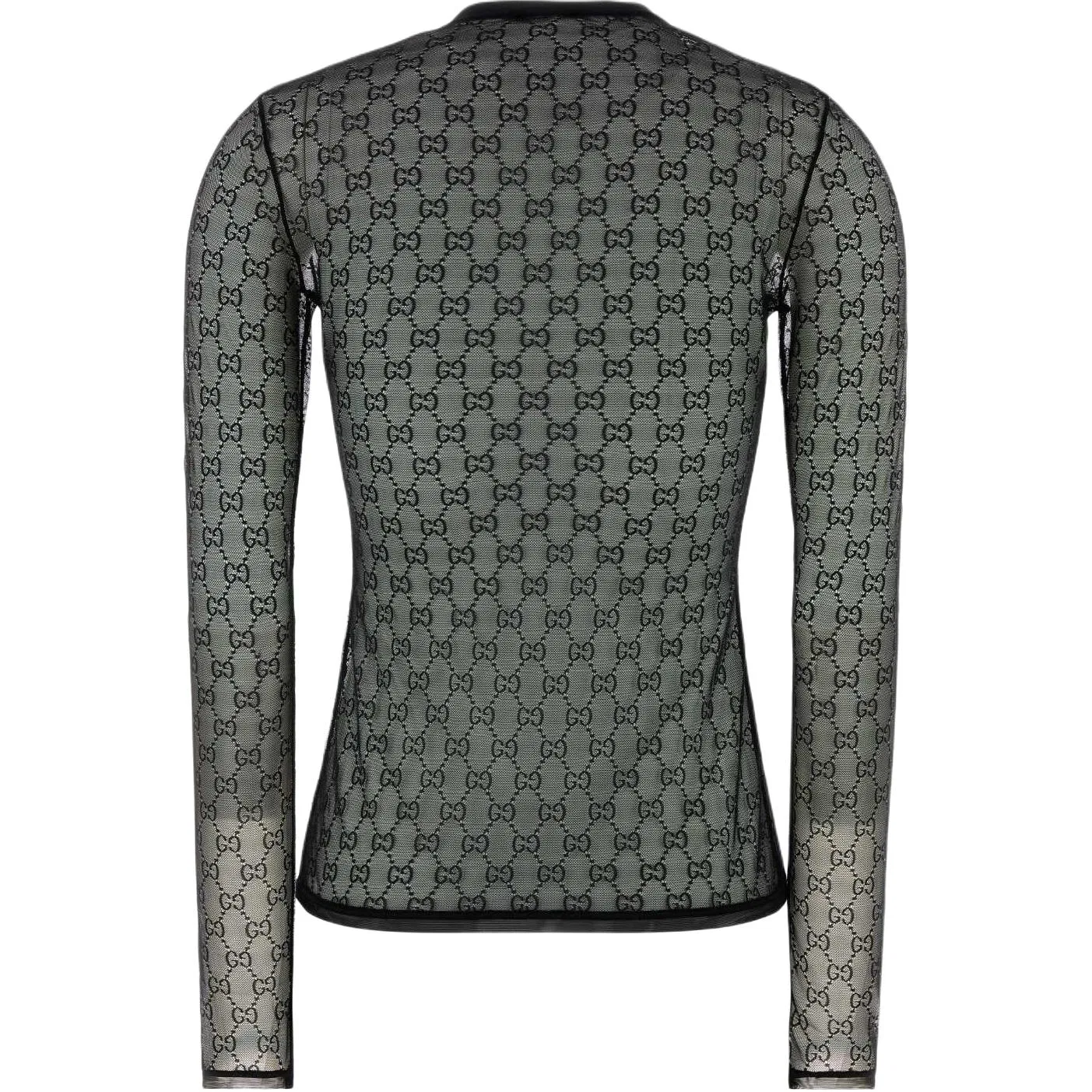 Женская футболка с обычным рукавом GUCCI, Black — фото 3