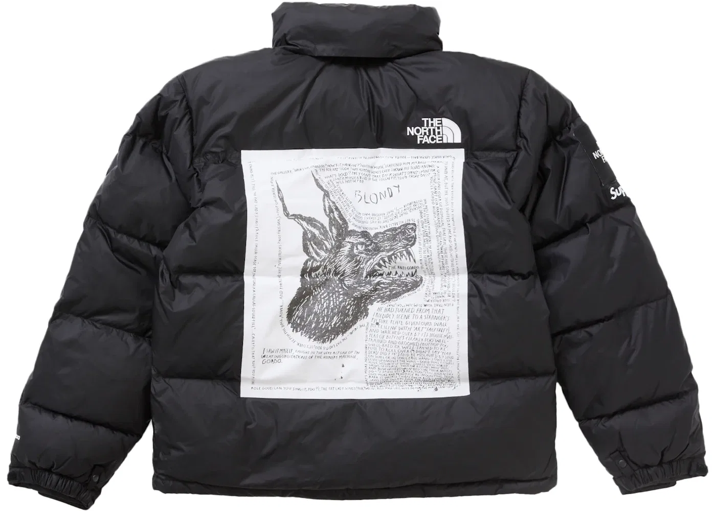 Мужская куртка пуховая Supreme The North Face Nuptse Jacket, Black