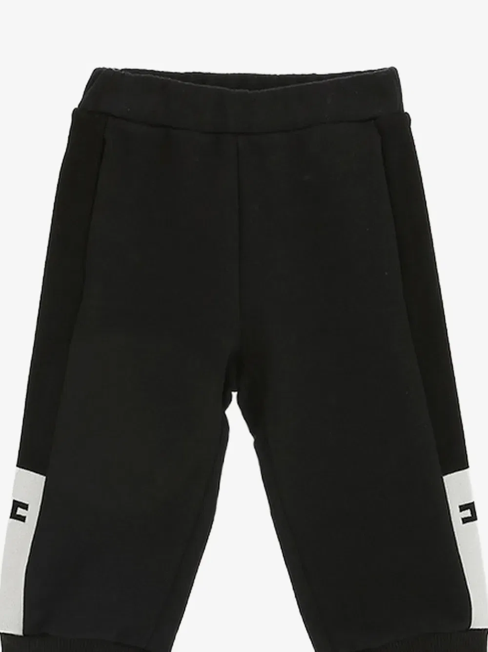 Спортивные штаны с логотипом Elisabetta Franchi Kids, черный — фото 2