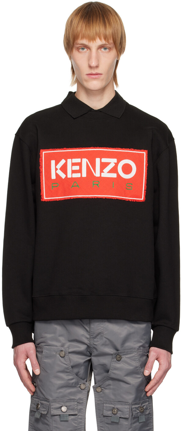 

Черный свитшот Kenzo Paris