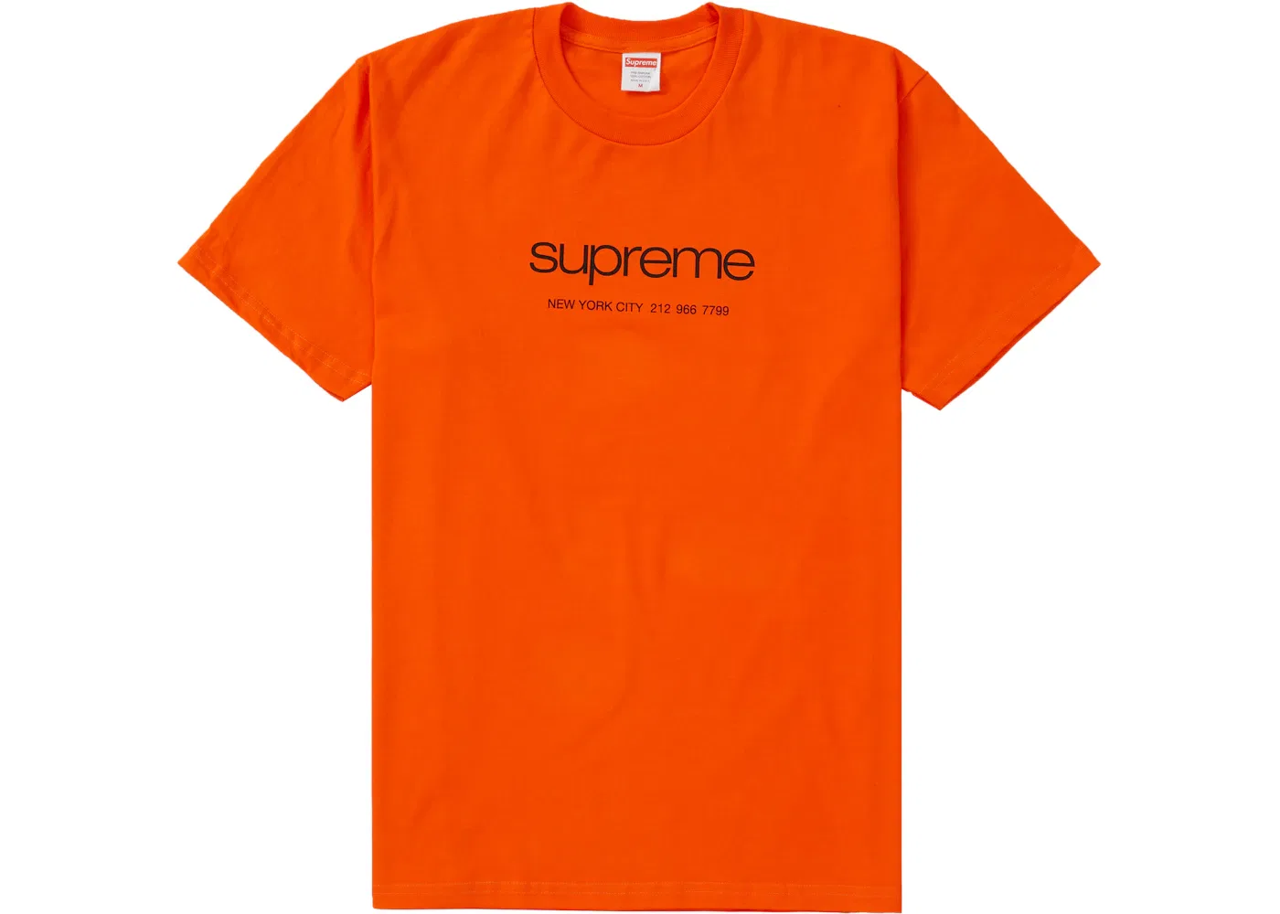 Мужская футболка с принтом Supreme Shop Tee, Orange